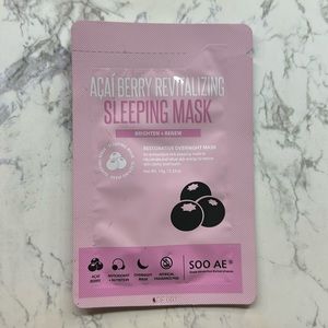 SOO AE Açaí Berry Revitalizing Sleeping Mask Restorative Overnight Mask